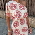 Scarlet One-Shoulder